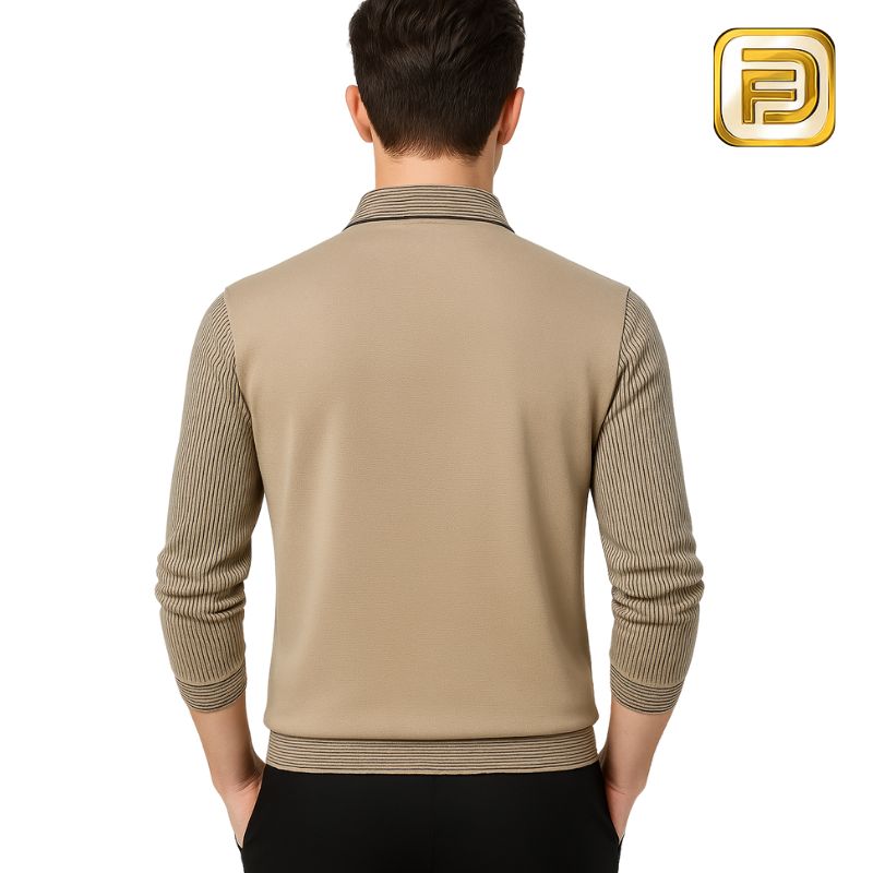 [PAGUE 2 LEVE 4] Camisa Polo Casual Makland em Malha de Seda Gelo e Poliéster